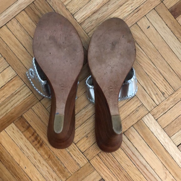 Jack Rogers Wedge Silver Sandal - Picture 6 of 6